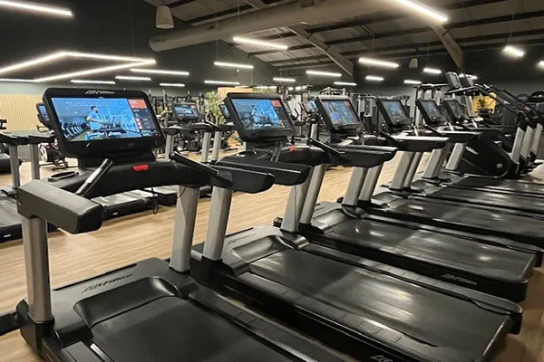 Treadmills at a David Lloyd Clubs gym