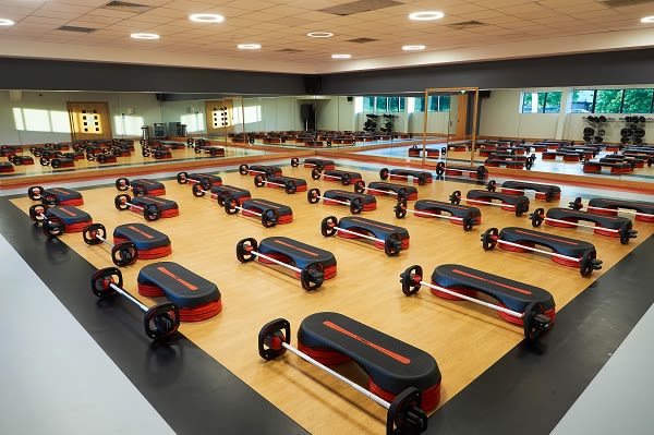 Exercise class studio at David Lloyd Heston