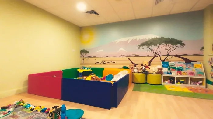 Kids play area and creche