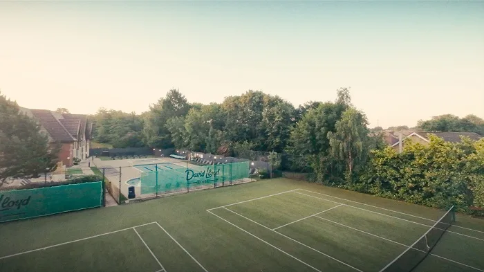 Outdoor tennis courts