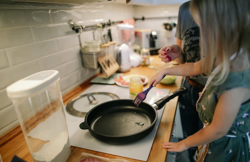 Image of child cooking