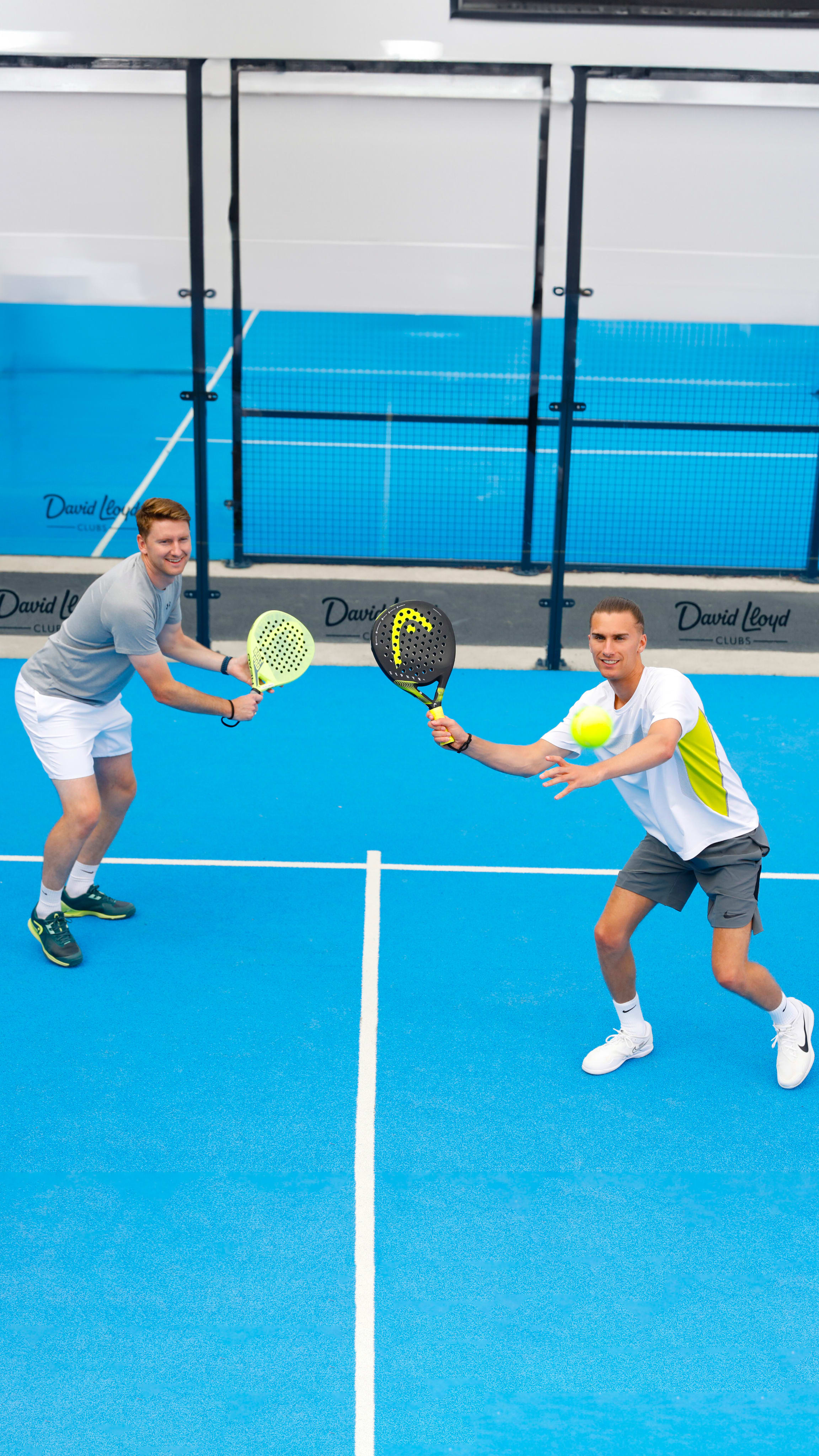 Man playing padel