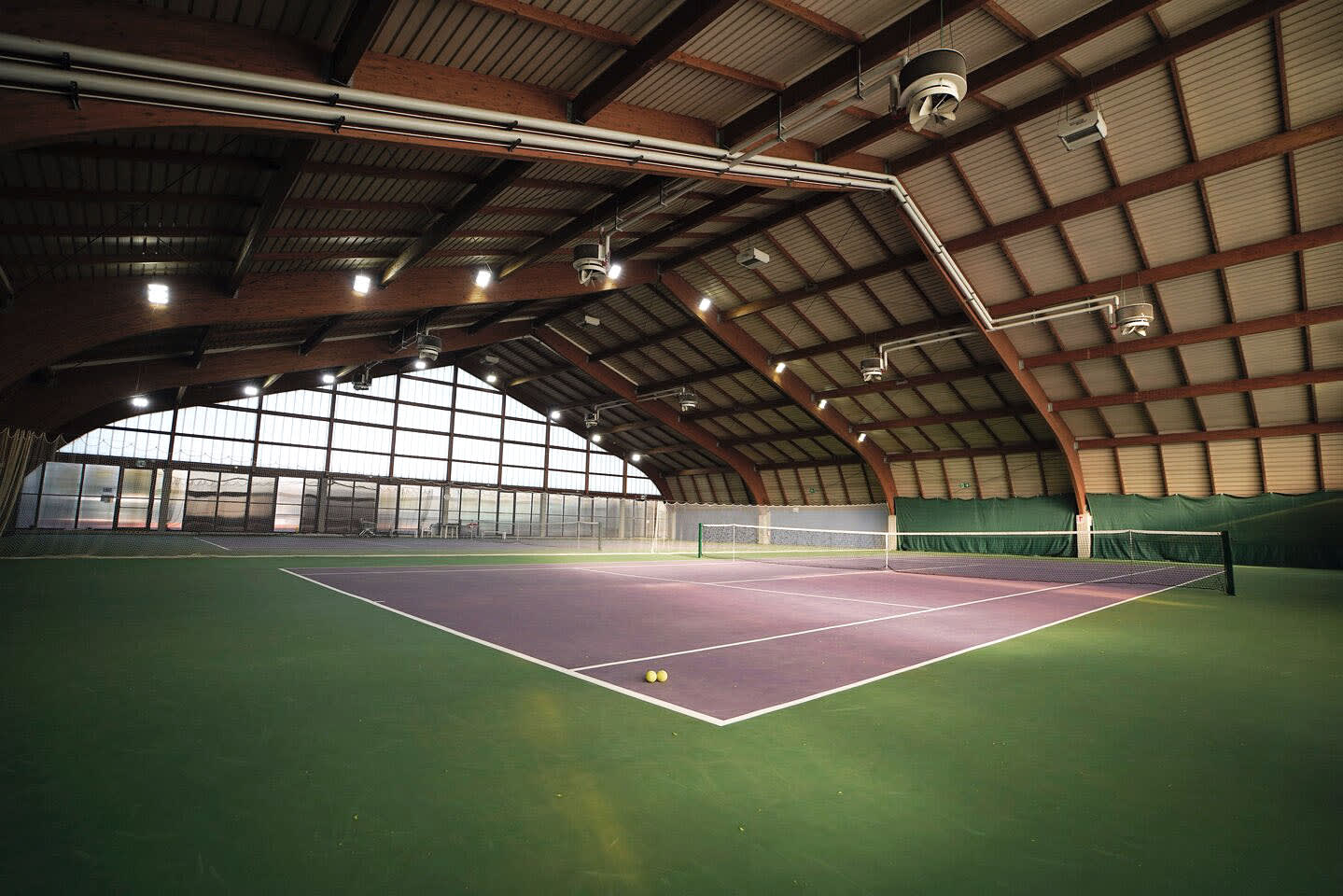 Indoor tennis court