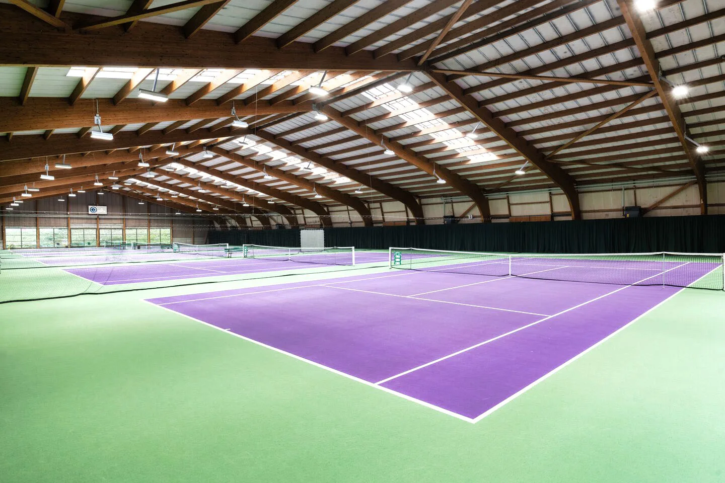 Indoor tennis court