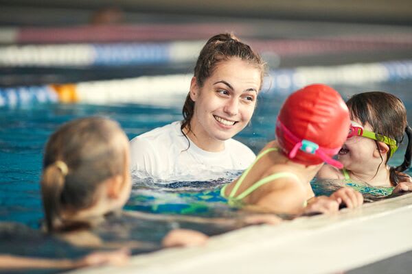 Swimming lesson