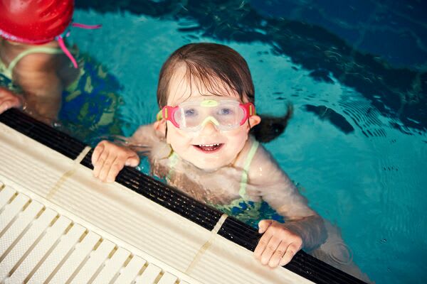 Kids in the pool