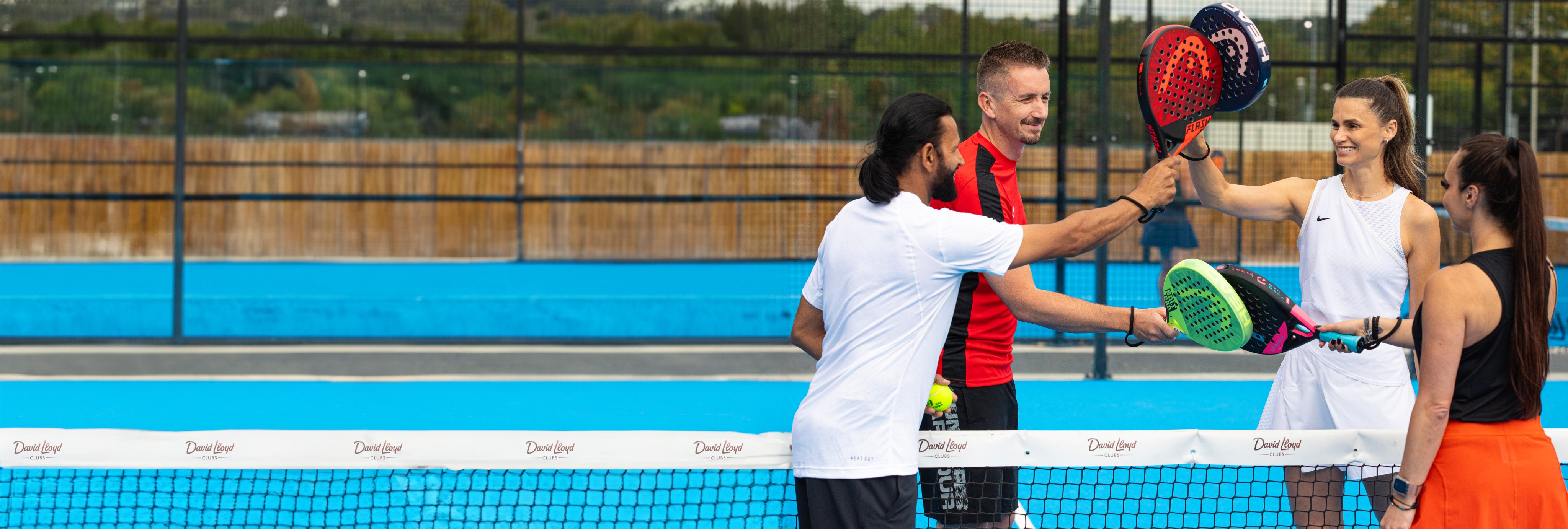 People playing Padel together