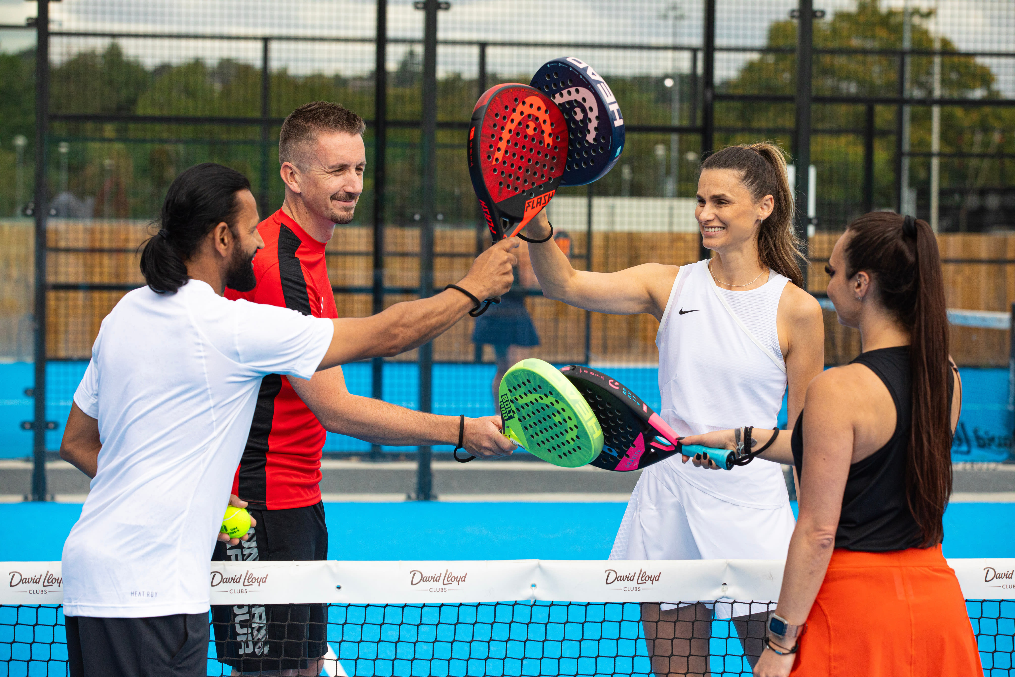 People playing Padel together