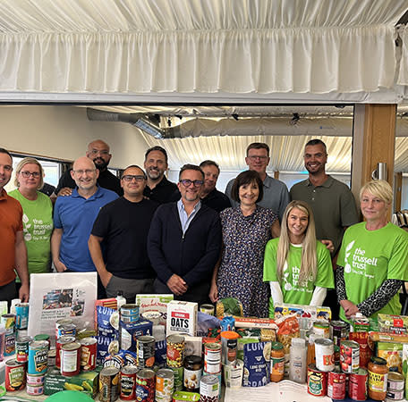 Trussell trust food collection